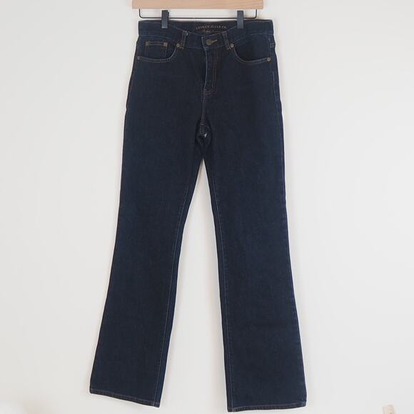 Lauren Ralph Lauren Bootcut Jeans Women's Size 4 Blue Mid Rise Stretch - Picture 2 of 9